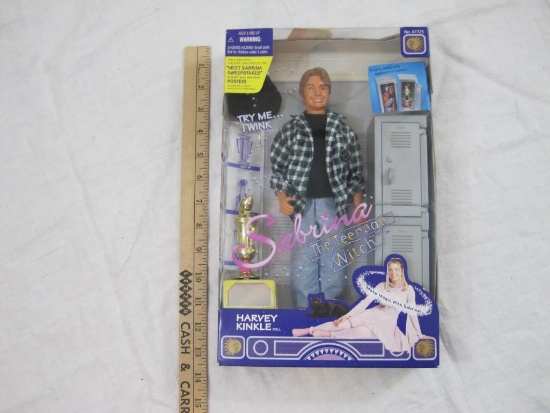 Harvey Kinkle from Sabrina the Teenage Witch Collectible Doll, sealed, box has some minor damage,