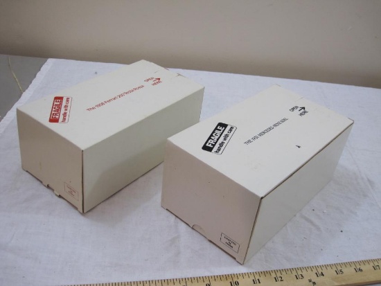 Two EMPTY The Danbury Mint Model Car Boxes for The 1958 Ferrari 250 Testa Rossa and The 1931