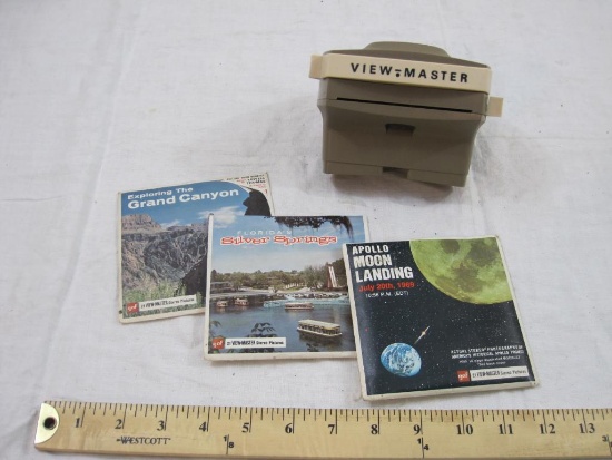 Vintage Sawyer's Viewmaster Lighted Viewer with Stereo Pictures of The Grand Canyon, Florida's