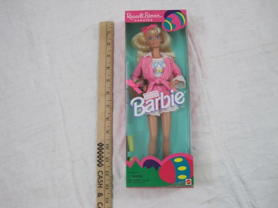 Special Edition Russell Stover Candies Barbie, sealed, box has some residue from tape, 1995 Mattel,