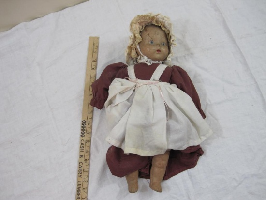 Vintage Composite Doll, AS IS, 1 lb
