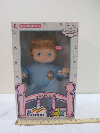Dr. Denton Kids Trapdoor Doll, in original box, 1988 Horsman, 2 lbs 6 oz