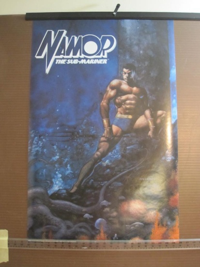 Namor The Sub-Mariner, 22" x 34", 1990 Marvel Entertainment Group, poster is in good condition with