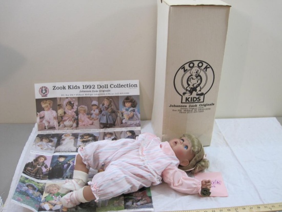 Zook Kids Stephanie Doll, in original box, 4 lbs 6 oz