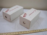 Two EMPTY The Danbury Mint Model Car Boxes for 1956 Ford F-100 Pickup and 1959 Cadillac Series 62,