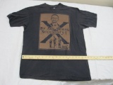 Vintage Malcom X By Any Means Necessary! T-Shirt, The Radical Times Newspaper for Conscious Black