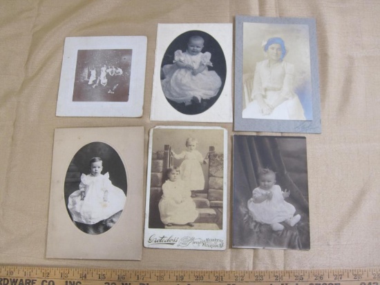 Lot of six vintage early 1900s photographs