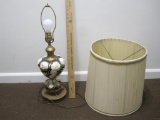 Antique Ornate Lamp with Shade