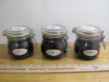 Three New Strictly Vermont Candles, Jasmine, Mulberry and Midnight Magic