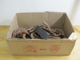 Lot of horse shoes, great for projects, hangers, wine racks, etc