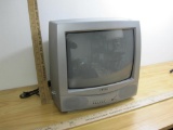 Small rounded screen APEX Color TV, Model AT-1308 - great for vintage games