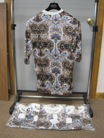 Silk Shirts - Lot of six 100% silk T-shirts in size XL