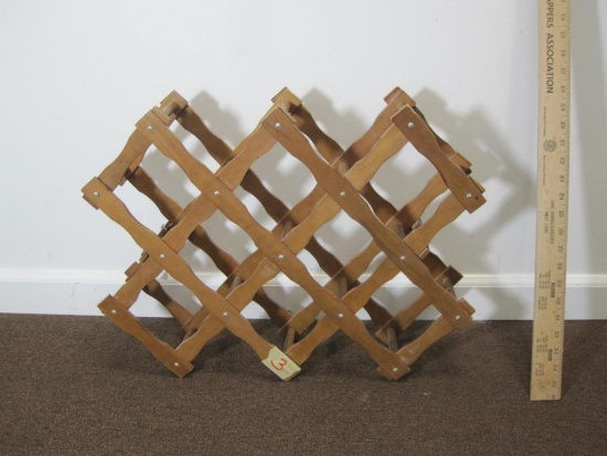 Folding Wooden Winerack