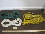 Work Lamp with extension cord, two heavy duty extension cords