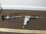 Pnuematic Ingersoll Rand Cutoff Tool and a Central pnuematic 3/8ths chuck drill