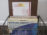 Lot of 25+ Vinyl records including Bruce Springsteen, Dean Martin, Frank Sinatra, Ted Nugent and