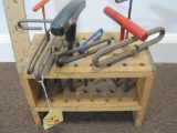 Tool stand with Allen Keys of various sizes