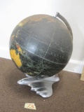 Weber Costello Co. globe with airplane base
