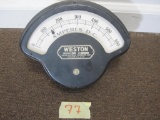 Vintage Weston AMPERES D.C. meter; model 273, No. 45234