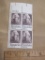 Block of 4 1979 Einstein 15 cent US postage stamps, #1774