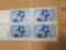 Block of 4 1960 Employ the Handicapped 4 cent US postage stamps, #1155
