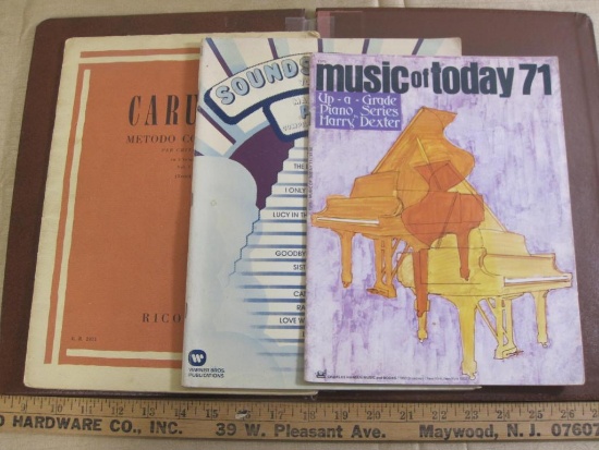 Lot of three books of piano sheet music; includes Music of Today '71, Sounds of Today Volume 2 and