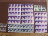 Lot includes 82 American Lung Association US Christmas seals from various years; see pictures for