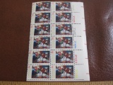 Block of 12 1976 13 cent Christmas Nativity US postage stamps, Scott # 1701