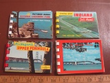 Four small souvenir photo booklets: two on Michigan's Upper Peninsula, one on the Mackinac Bridge