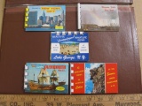 Five small souvenir photo booklets: Lake George, New York City, Niagara Falls, the White Mountains