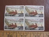 Block of 4 1962 4 cent Winslow Homer US postage stamps, Scott # 1207