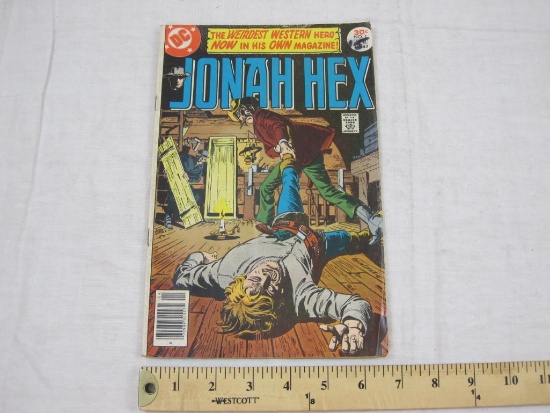 Jonah Hex Comic Book No. 1, April 1977, DC Comics, cover has some wear and writing, 2 oz