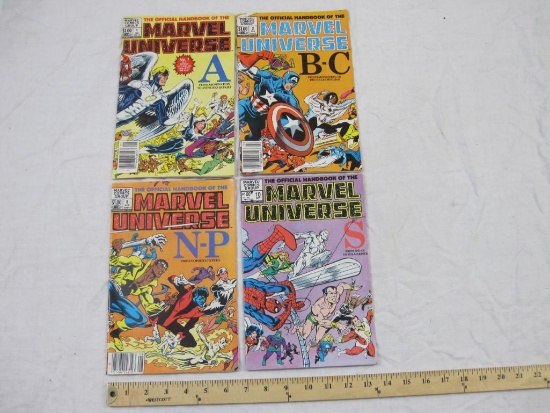 Four Bronze Age Issues of Marvel Universe including 1, 2, 8, and 10 (January-October 1983, Marvel