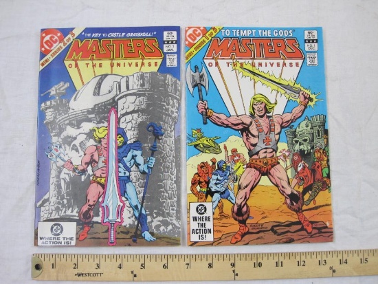 Two Masters of the Universe Comic Books Issues 1 & 2 from Mini Series, December 1982 and January