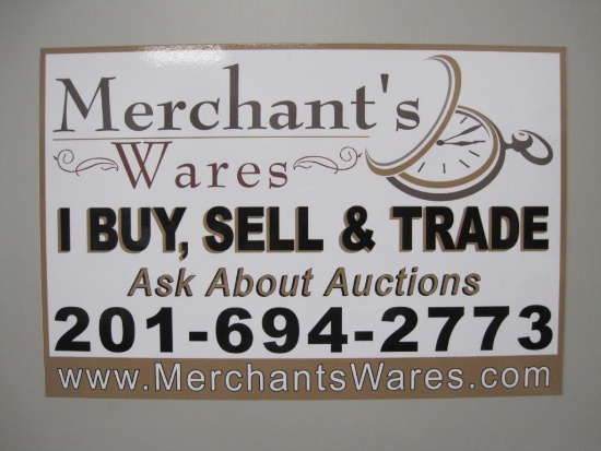 This auction is PICK UP ONLY! Merchant's Wares is located at 1141 Greenwood Lake Turnpike in