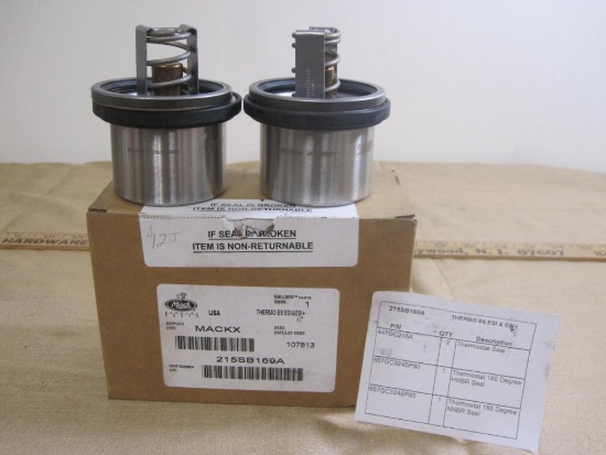TWO Mack Truck Thermostats, part # 215SB169A