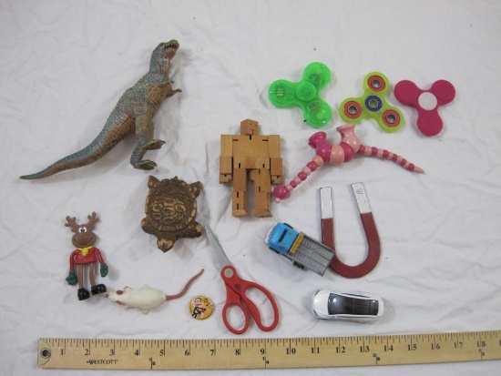 Lot of Assorted Toys, Fidget Spinners, and More, 1 lb 3 oz