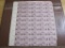 Full sheet of 50 1936 3 cent Oregon Territory Centennial US Postage Stamps, Scott # 783