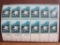 Block of 12 1977 Colorado 13 cent US postage stamps, #1711