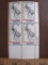 Block of 4 1966 50th Anniversary Marine Corps Reserve 5 cent US postage stamps, #1315