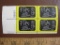 Block of 4 1972 PTA 8 cent US postage stamps, #1463