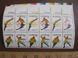 Block of 12 1976 Olympics 13 cent US stamps, #s1695-98