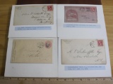 Four 1890's Advertising Covers, Humphrey's Special Remedies NYC, Knickerbocker Trust NYC, Honey