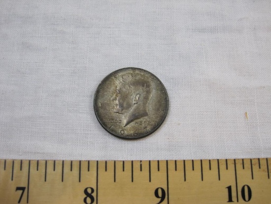 1967 Kennedy Half Dollar Coin, 40% Silver, 11.4 g