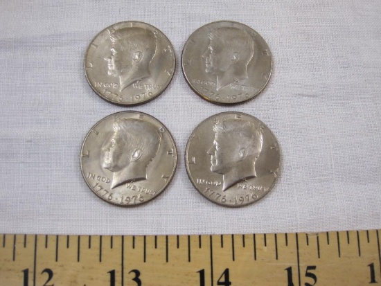 Lot of 4 1976 Bicentennial Kennedy Half Dollars