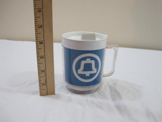 Vintage AT&T Logo Thermal Mug with Lid, Eagle (USA), 6 oz