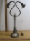 2-Bulb Brass Lamp