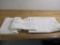 Three White Linen Curtains