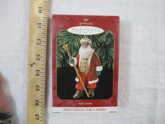 Joyful Santa New Collector's Series Hallmark Keepsake Ornament, in original box, 1999, 4 oz