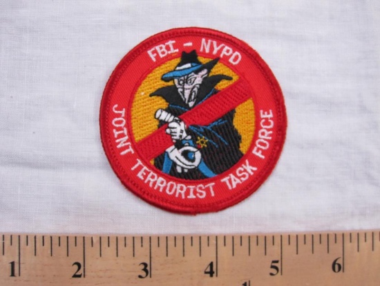 FBI NYPD Joint Terrorist Task Force Patch, 1 oz